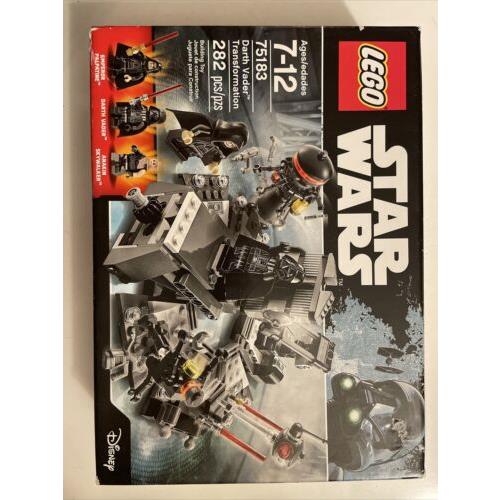 Lego Star Wars: Darth Vader Transformation 75183 Box Disney