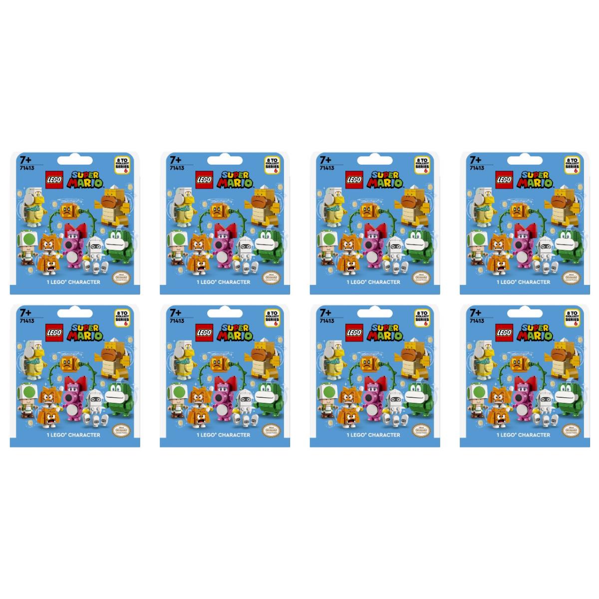 Complete Set of 8 Lego Super Mario Series 6 Characters 71413 2023