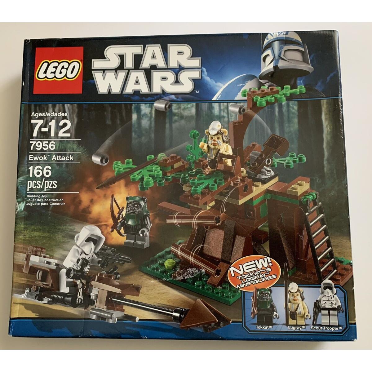 Lego Star Wars Ewok Attack 7956 166 Piece Retired Set