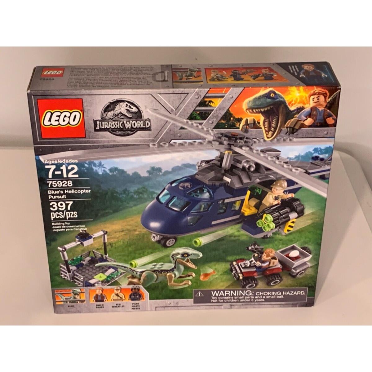 Lego Blue`s Helicopter Pursuit - Jurassic World 75928
