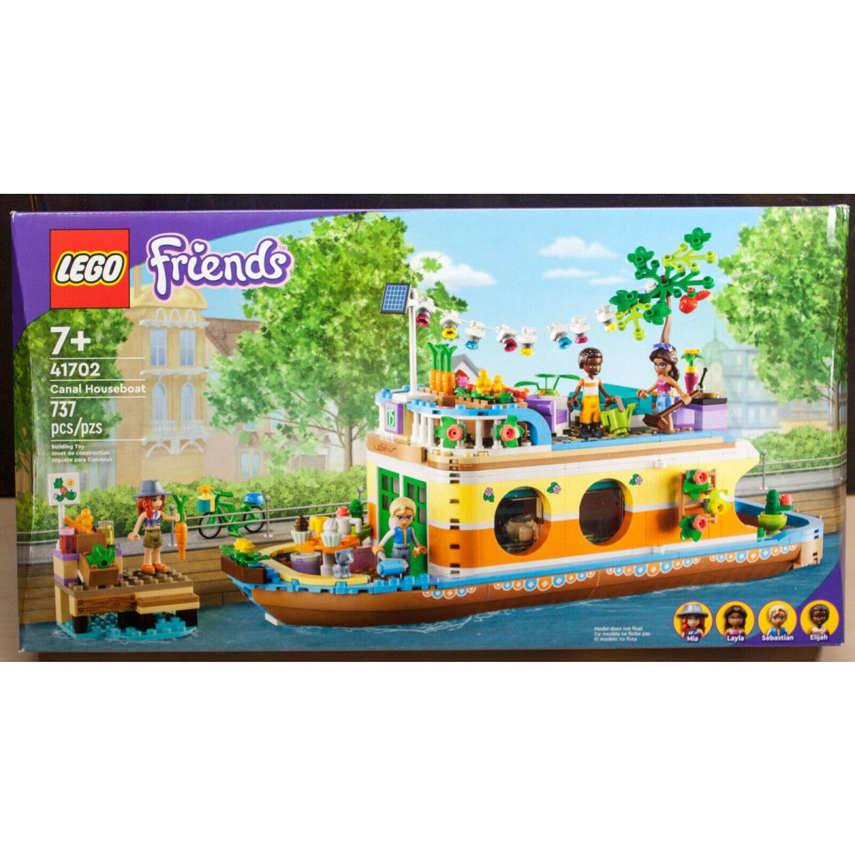 Lego Friends Canal Houseboat 41702 Box