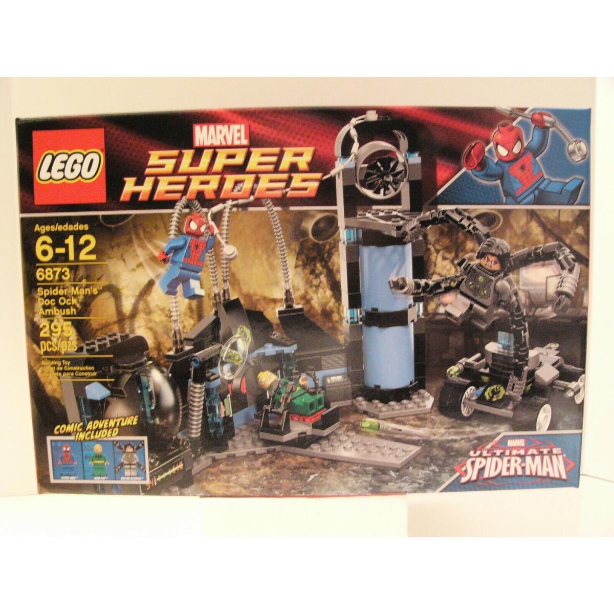 Lego 6873 Spider-man`s Doc Ock Ambush Set and Box Set