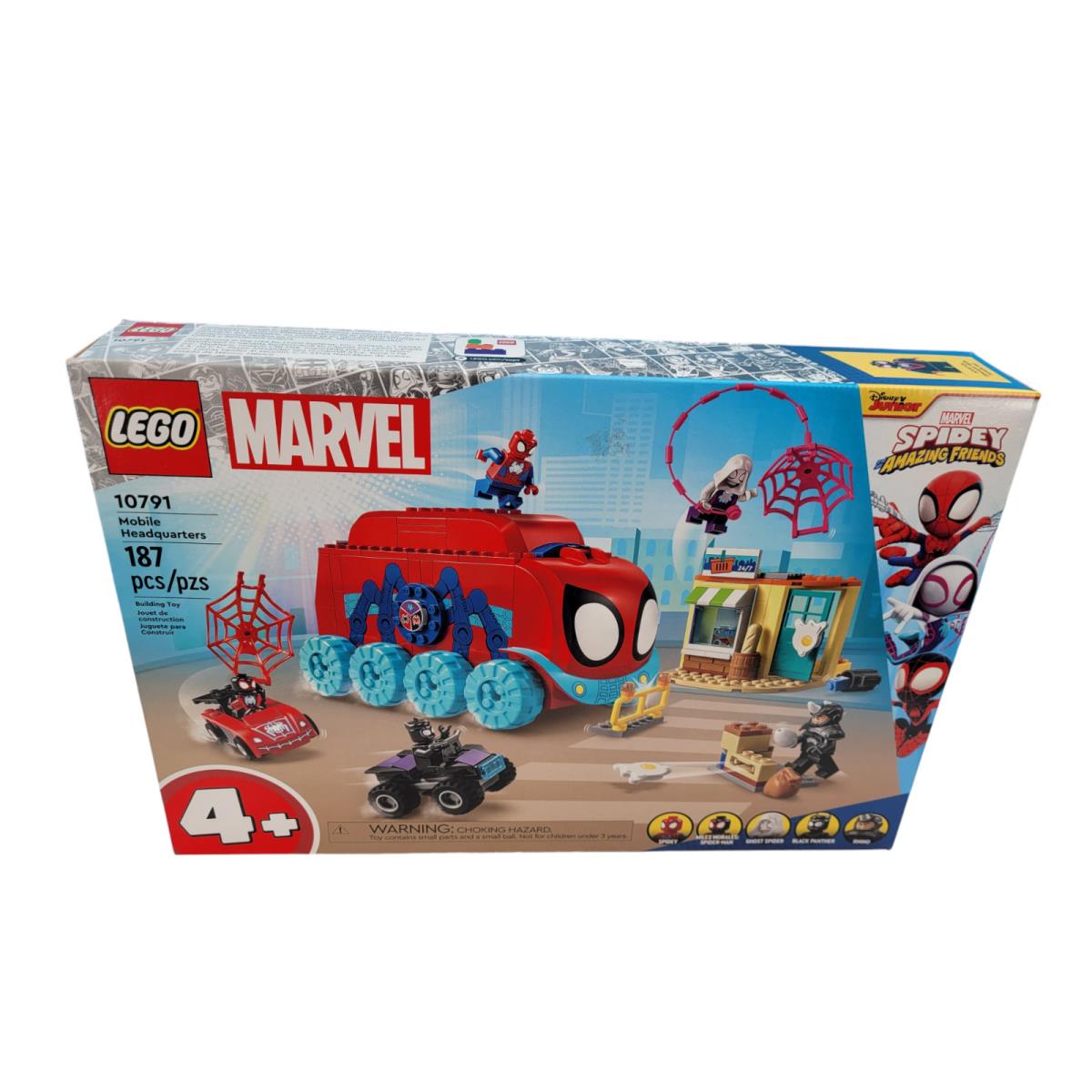 Lego 10791 Marvel Team Spidey`s Mobile Headquarters 187pcs Building Toy Set