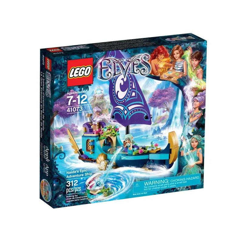 Lego Elves 41073 Naida`s Epic Adventure Ship 312 Pieces