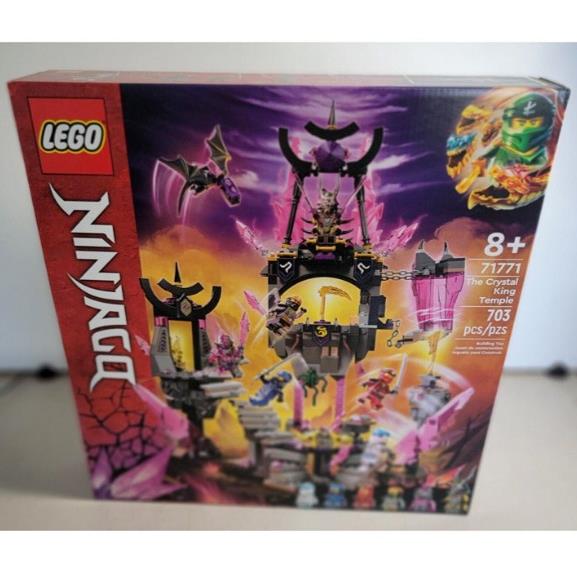 Lego Ninjago The Crystal King Temple 71771 Building Kit 703 Pcs Set Playset