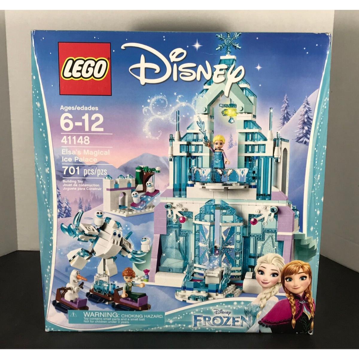 Lego Frozen Elsa`s Magical Ice Palace 41148 Anna Olaf Box Damage