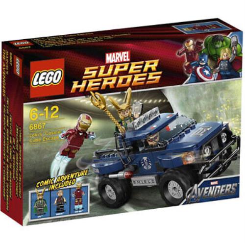 Lego Super Heroes Marvel Avengers Loki`s Cosmic Cube Escape 6867