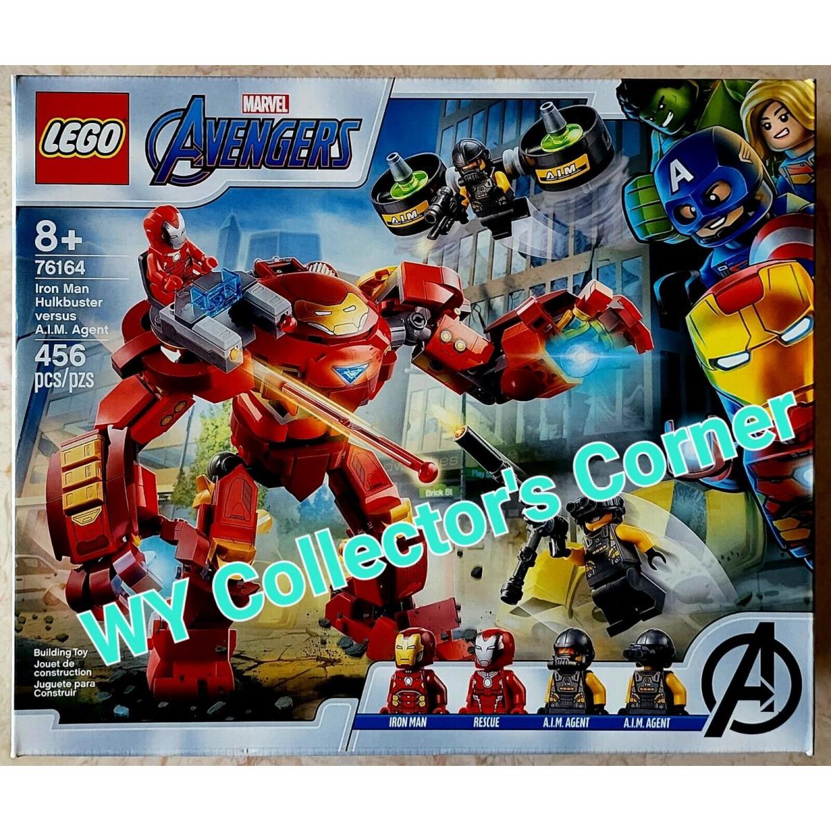 Retired Lego Marvel Set 76164 Iron Man Hulkbuster Versus A.i.m. Agent