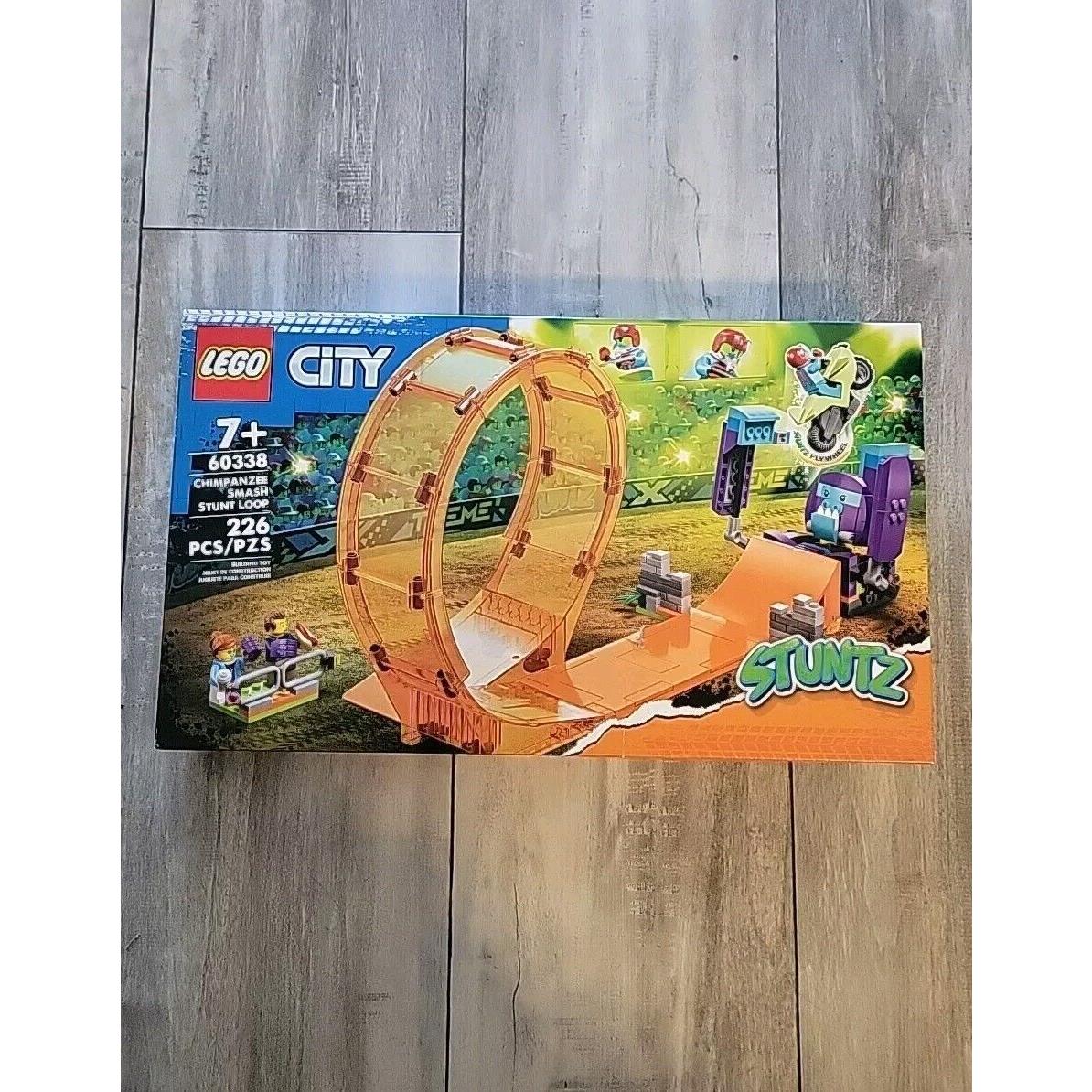 Lego City 60338 Chimpanzee Smash Stunt Loop Building Kit 226 Pieces -age 7+