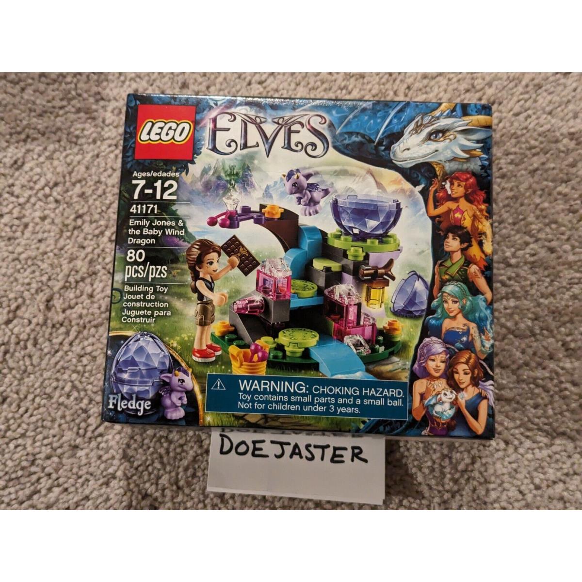 Lego Emily Jones The Baby Wind Dragon - 41171 - Elves - 2016