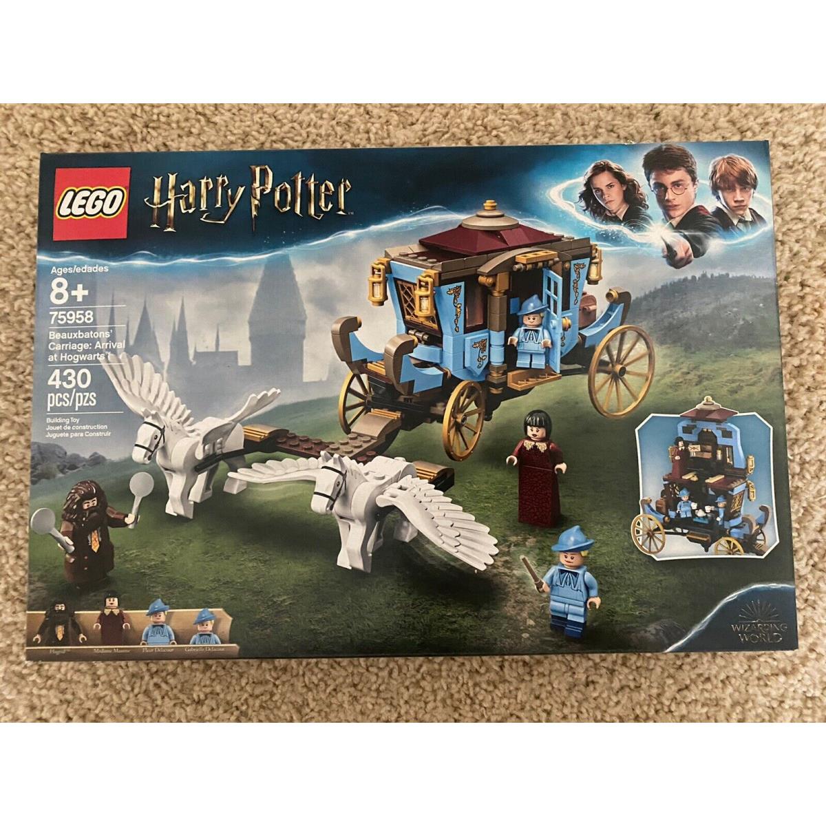 Lego Harry Potter Beauxbatons` Carriage: Arrival at Hogwarts 75958. New. 430 Pcs