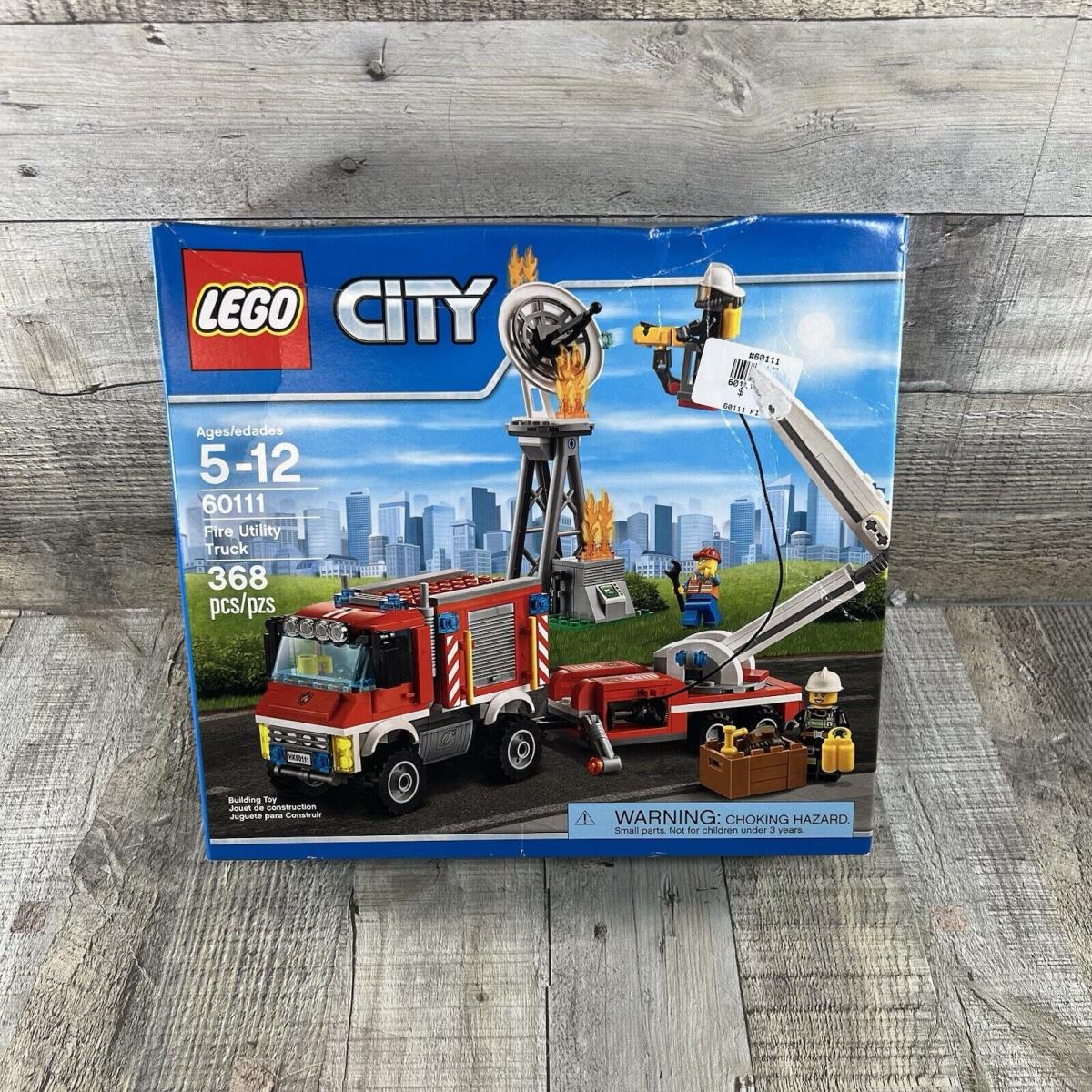 Lego City: Fire Utility Truck 60111 Retired Fire Station Set