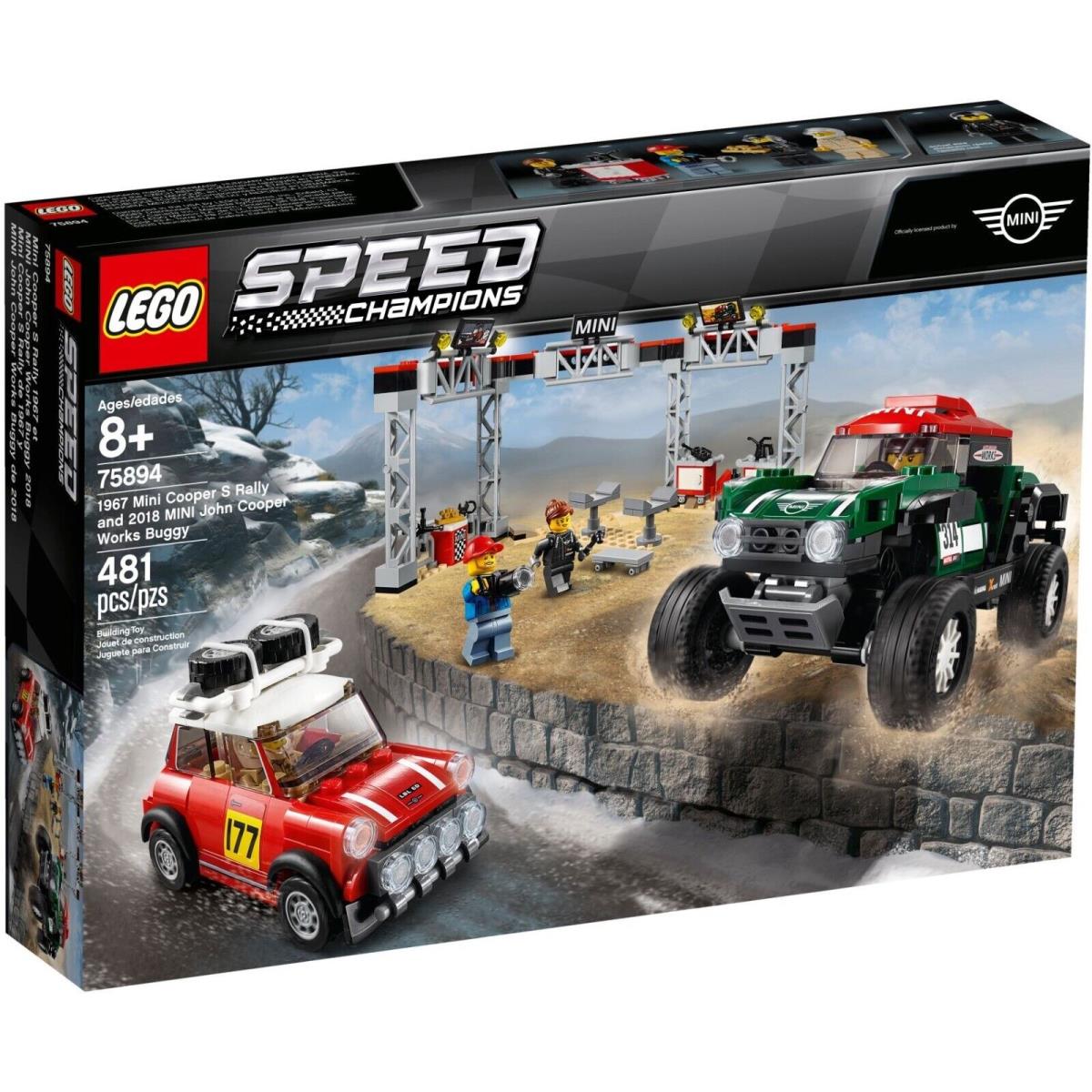 Lego Speed Champions 75894- 1967 Mini Cooper Rally and 2018 Buggy