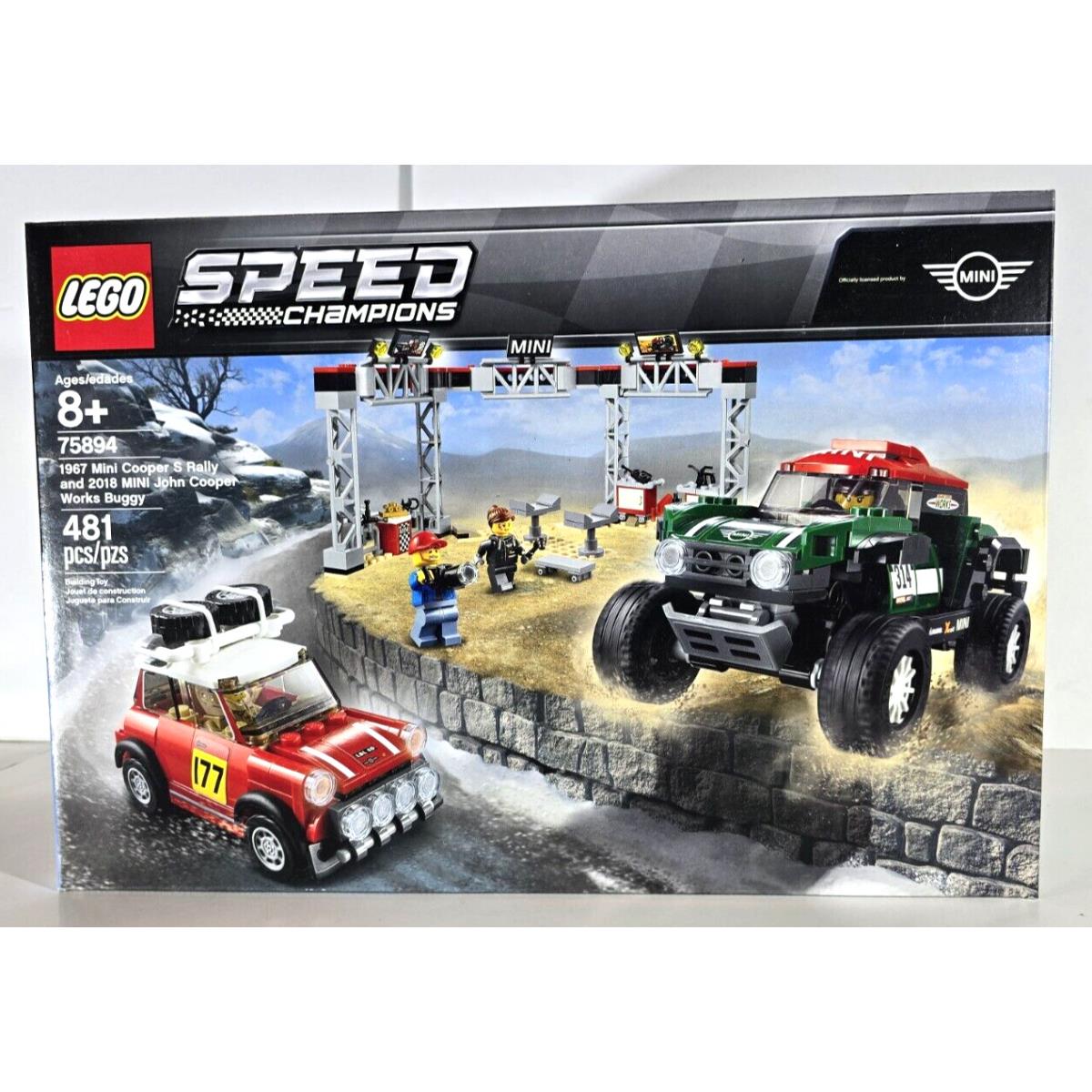 Lego 75894 Speed Champions 1967 Mini Cooper S Rally J Cooper Works Buggy