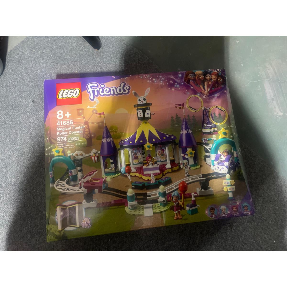 Lego Friends 41685 Magical Funfair Roller Coaster Building Kit 974 Pcs Playset