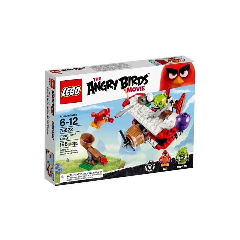 Lego The Angry Birds Movie 75822 Piggy Plane Attack 168 Pieces