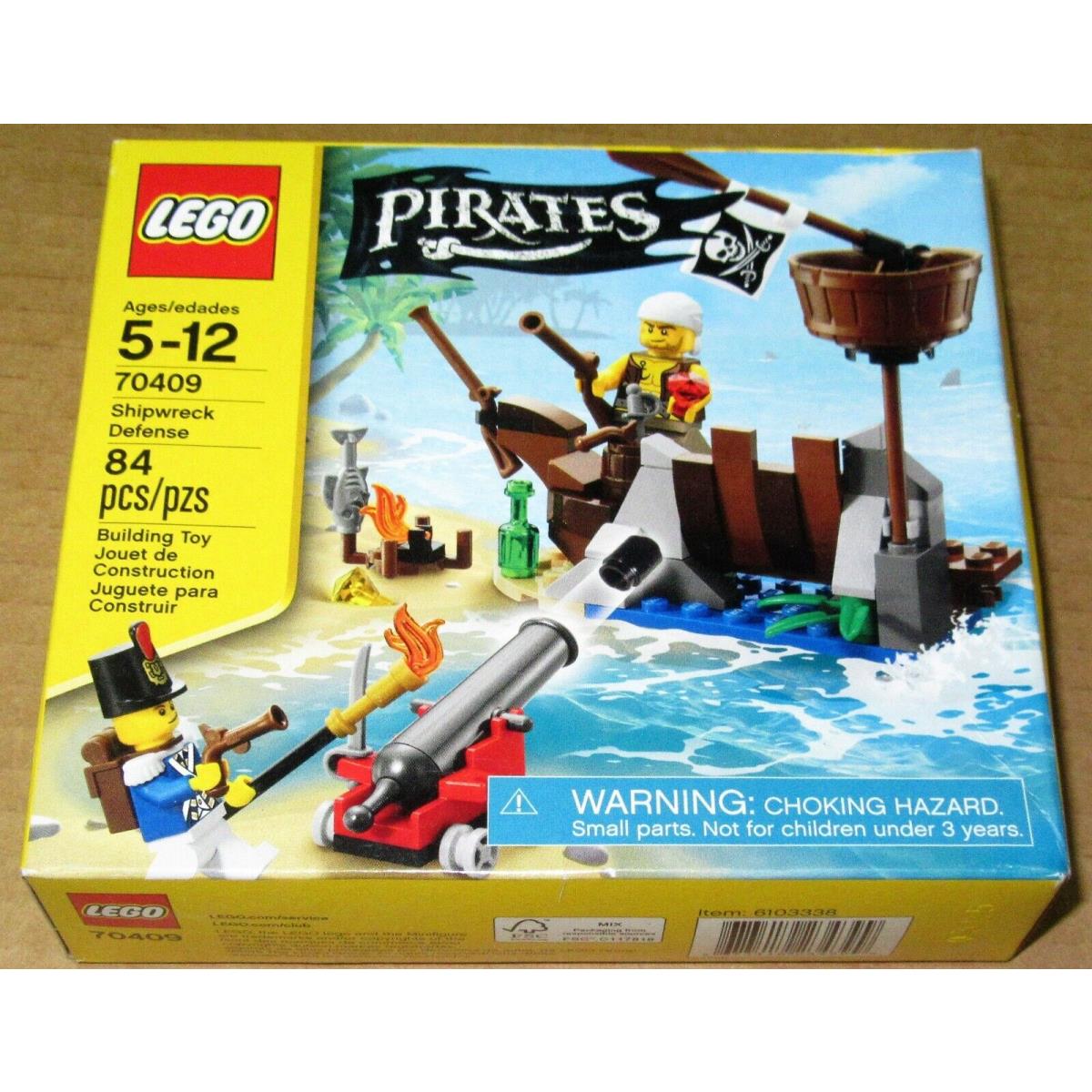 Lego Pirates 70409 Ship Wreck Defense Retired Cannon Yarr