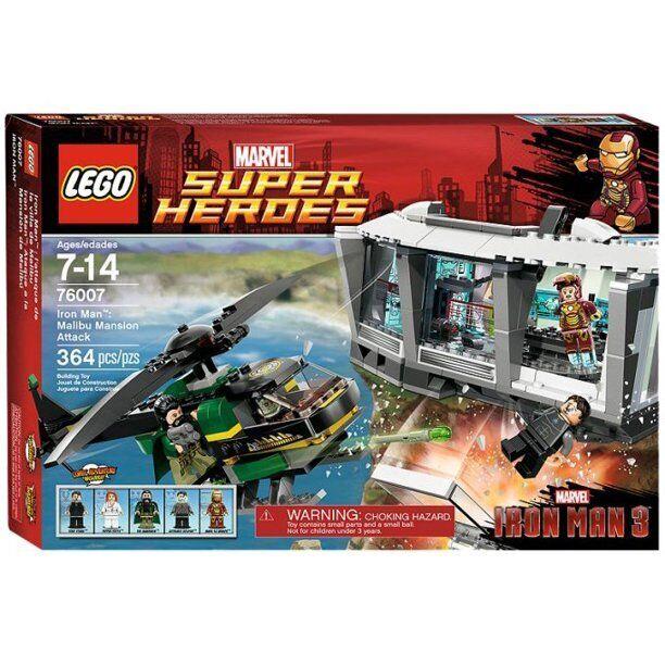 Lego 76007 Marvel Super Heroes Iron Man Malibu Mansion Attack Retired