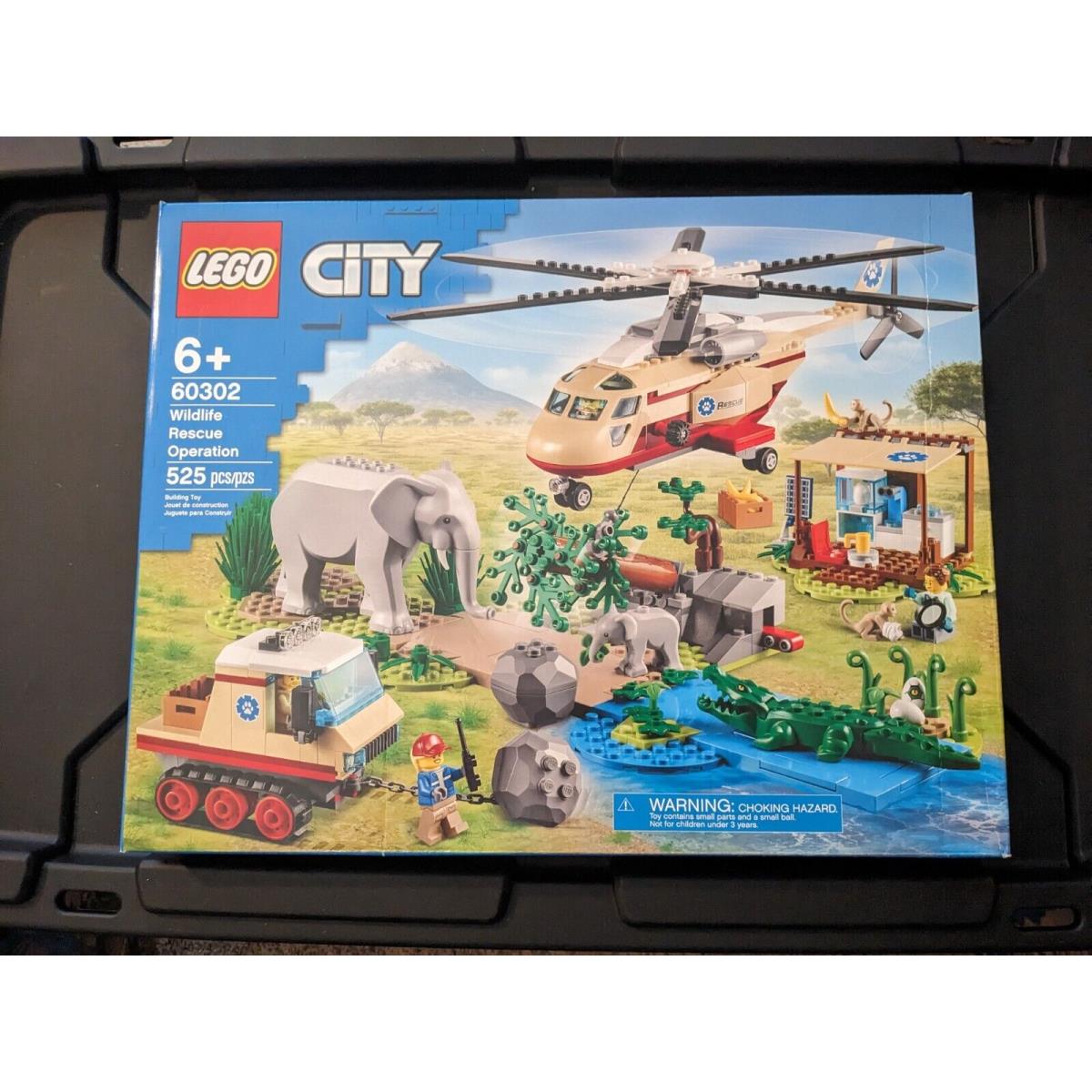 Lego 60302 Wildlife Rescue Operation City 525 Pieces Box Has Creases
