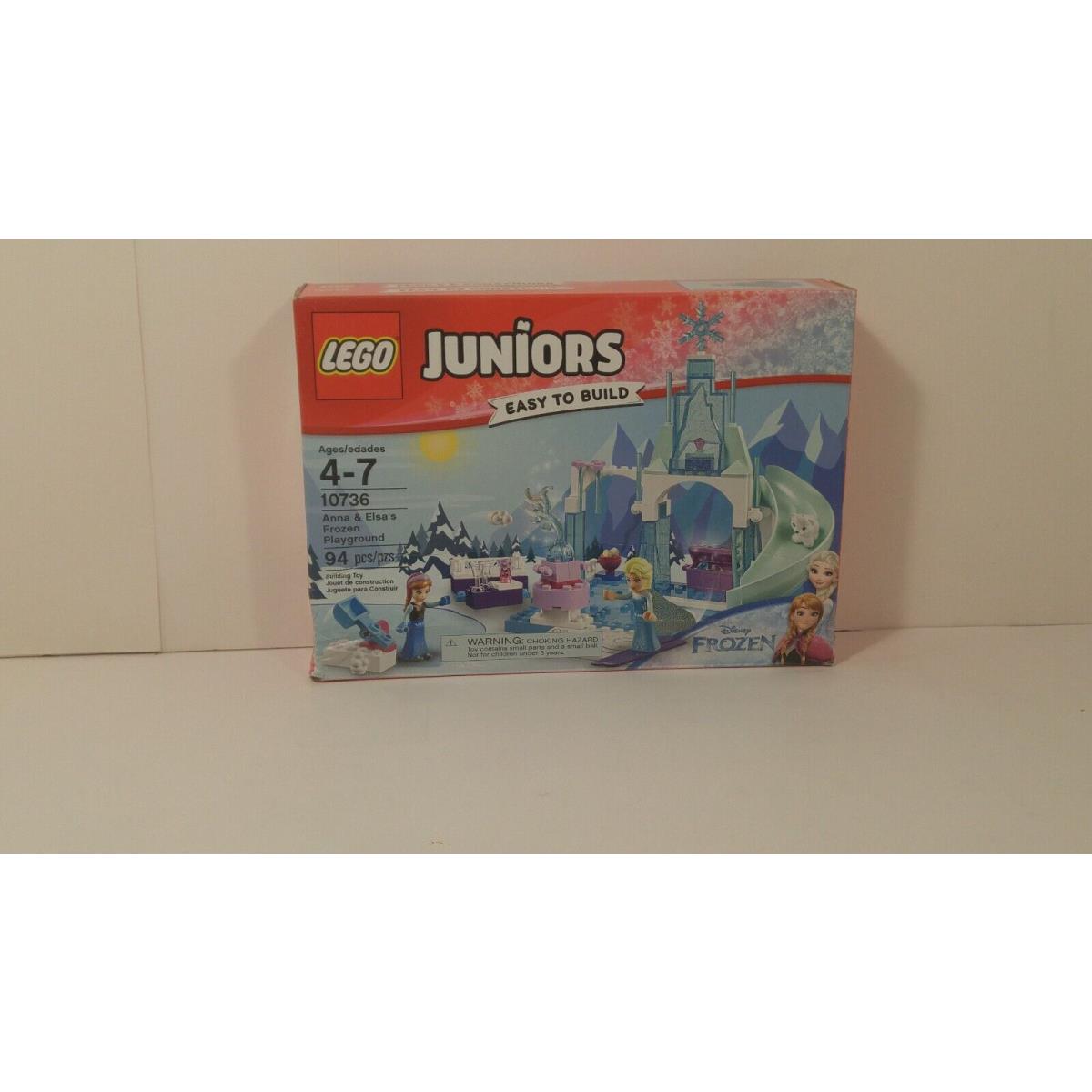 Lego Juniors 10736 Frozen Anna and Elsa`s Frozen Playground Damage Box