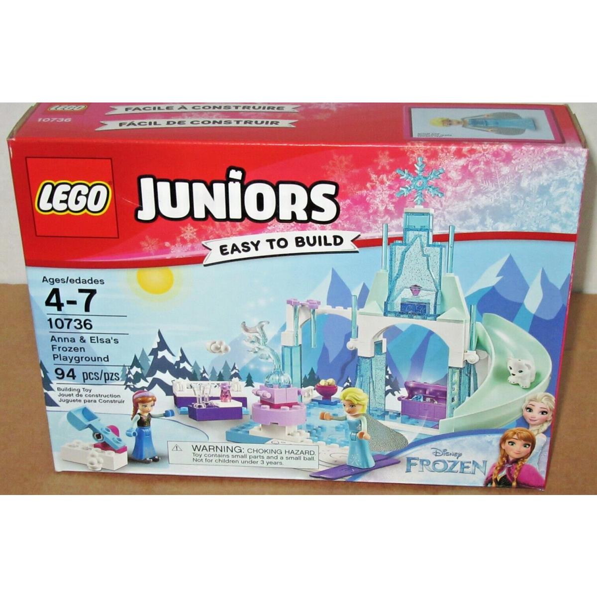 Lego 10736 Juniors Anna and Elsa`s Frozen Playground Nisb Disney Princess