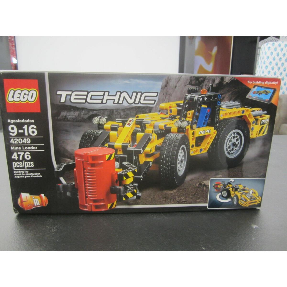 Lego Technic Mine Loader 42049 476 Pieces