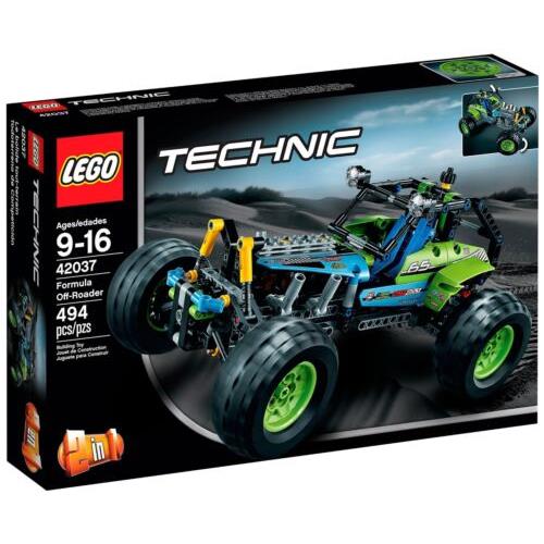 Lego Technic 42037 Formula Off-roader Muscle Race Car Racer 2 In 1