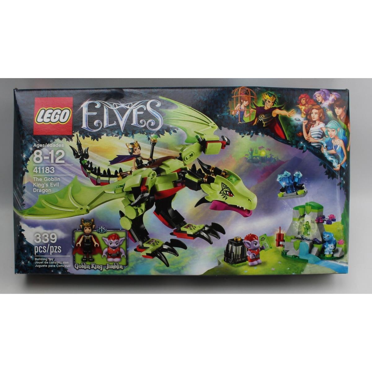 Lego Elves The Goblin King`s Evil Dragon 41183