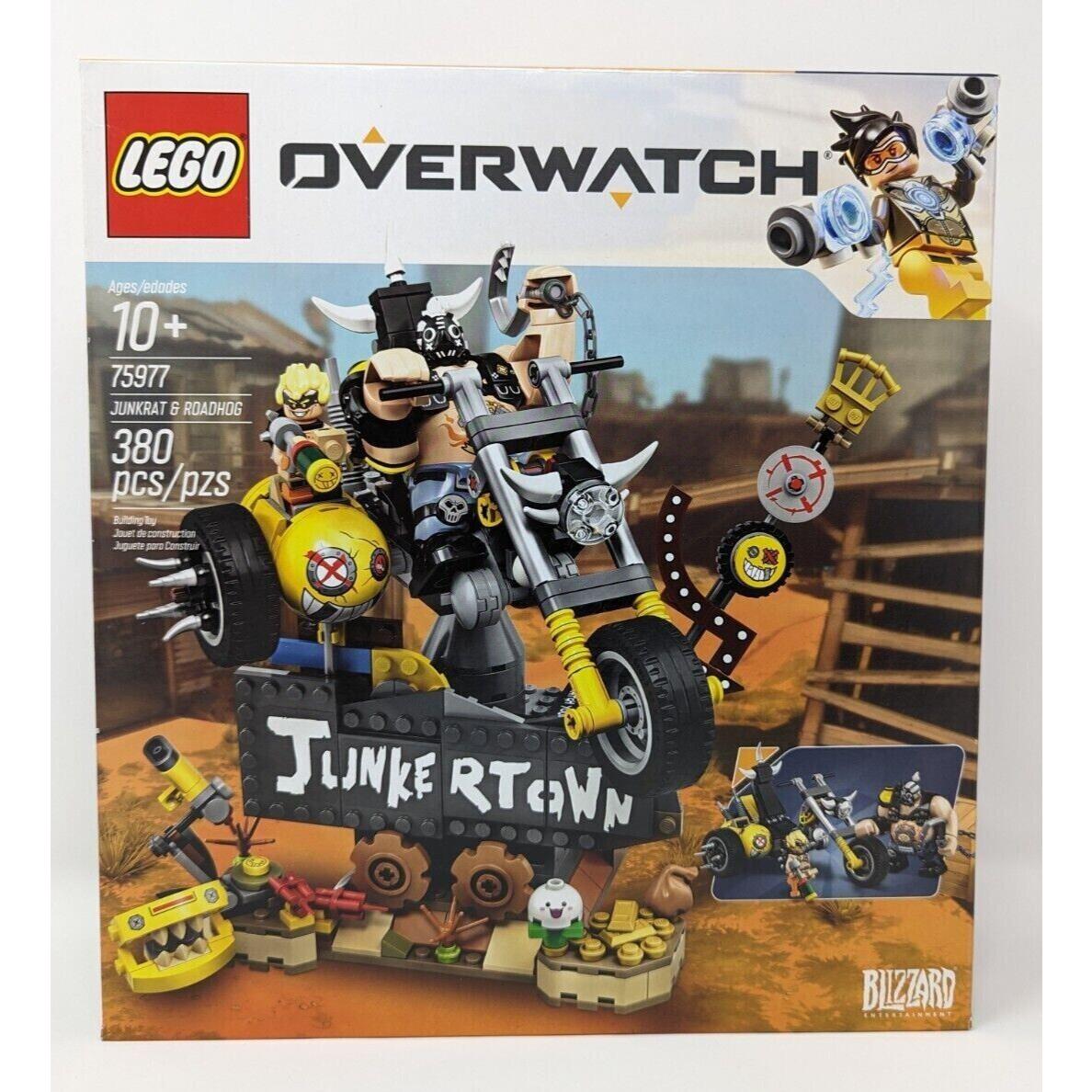 Lego Junkrat Roadhog Lego Overwatch 75977 Building Kit 380 Pcs