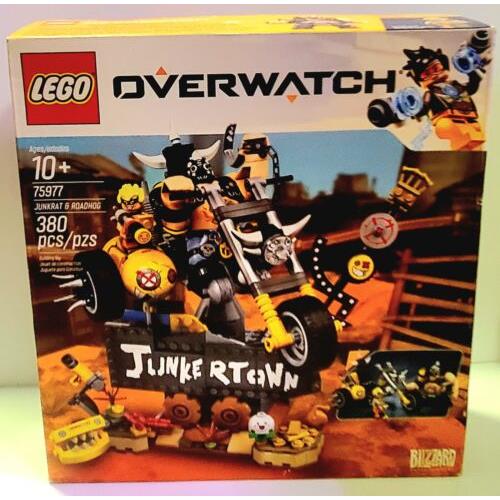 Lego Junkrat Roadhog Lego Overwatch 75977 Building Kit 380 Pcs