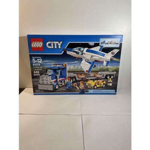 Retired Lego City Training Jet Transporter 60079 Building Kit 448 Pcs