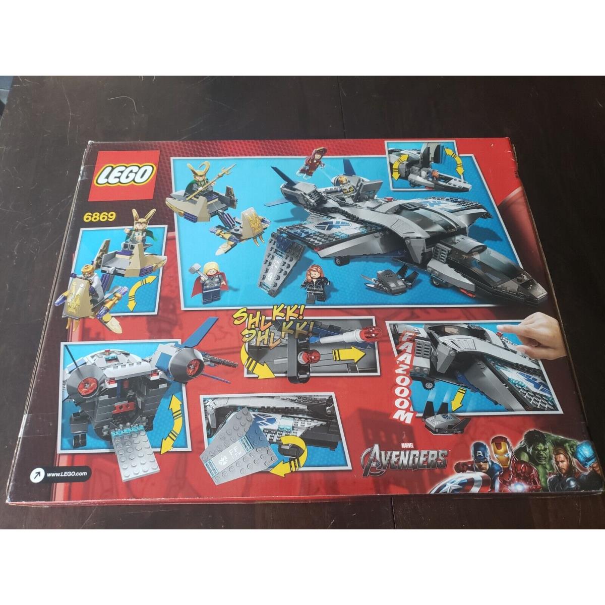 Lego 6869 Marvel Avengers - Quinjet Aerial Battle- Box