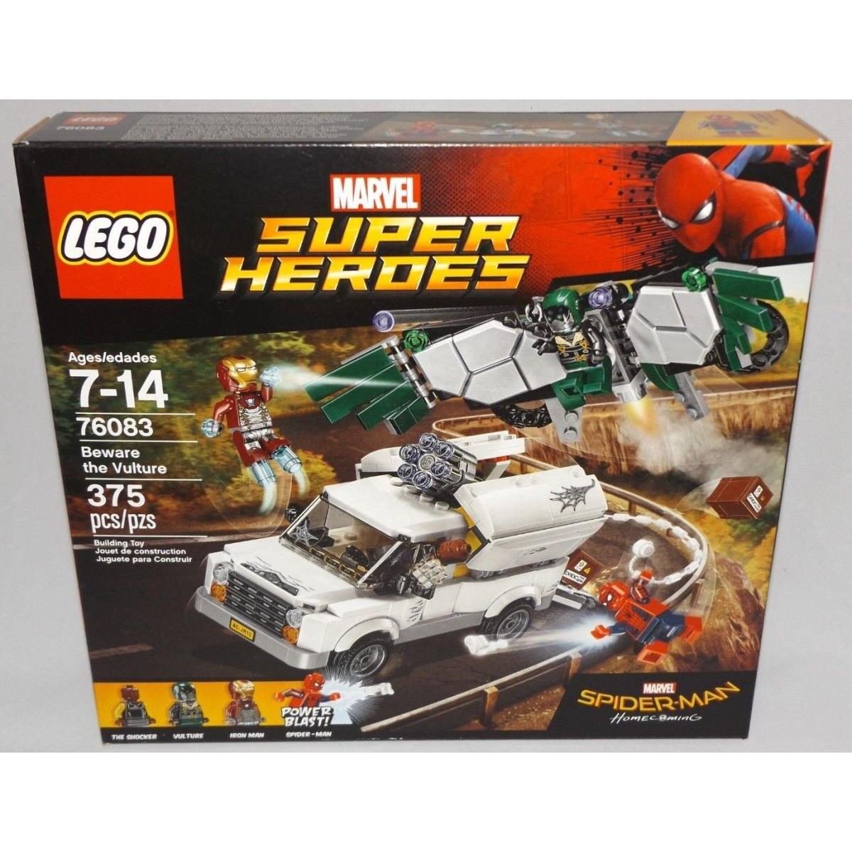 Lego 76083 Beware The Vulture Spider-man Homecoming Iron Man Shocker
