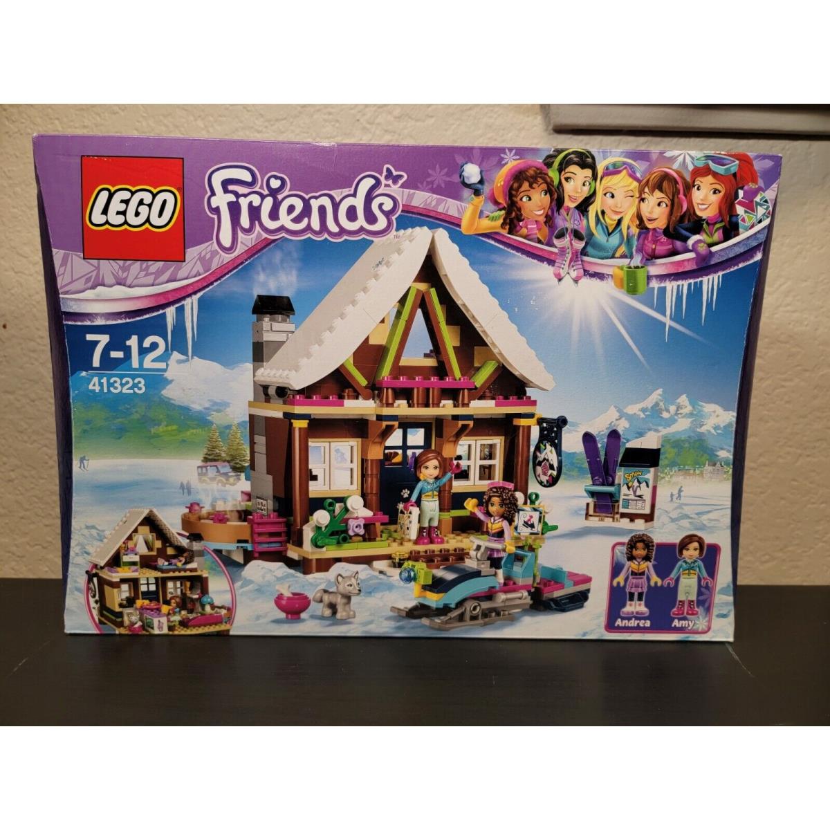 Lego Friends 41323 Snow Resort Chalet European Box