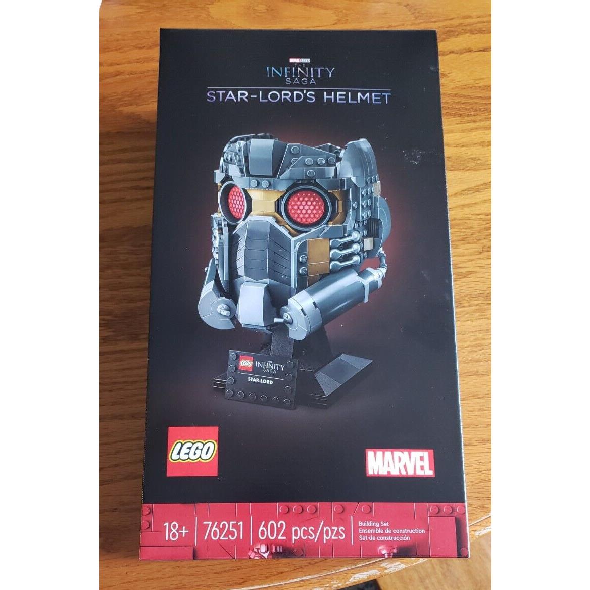 Lego Infinity Saga 76251 Star-lords Helmet Marvel Studios Building Set