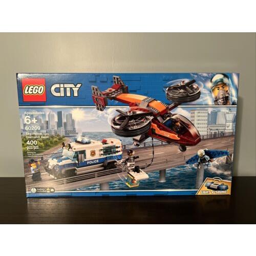 Lego Set 60209 City Sky Police Diamond Heist Box Retired Set