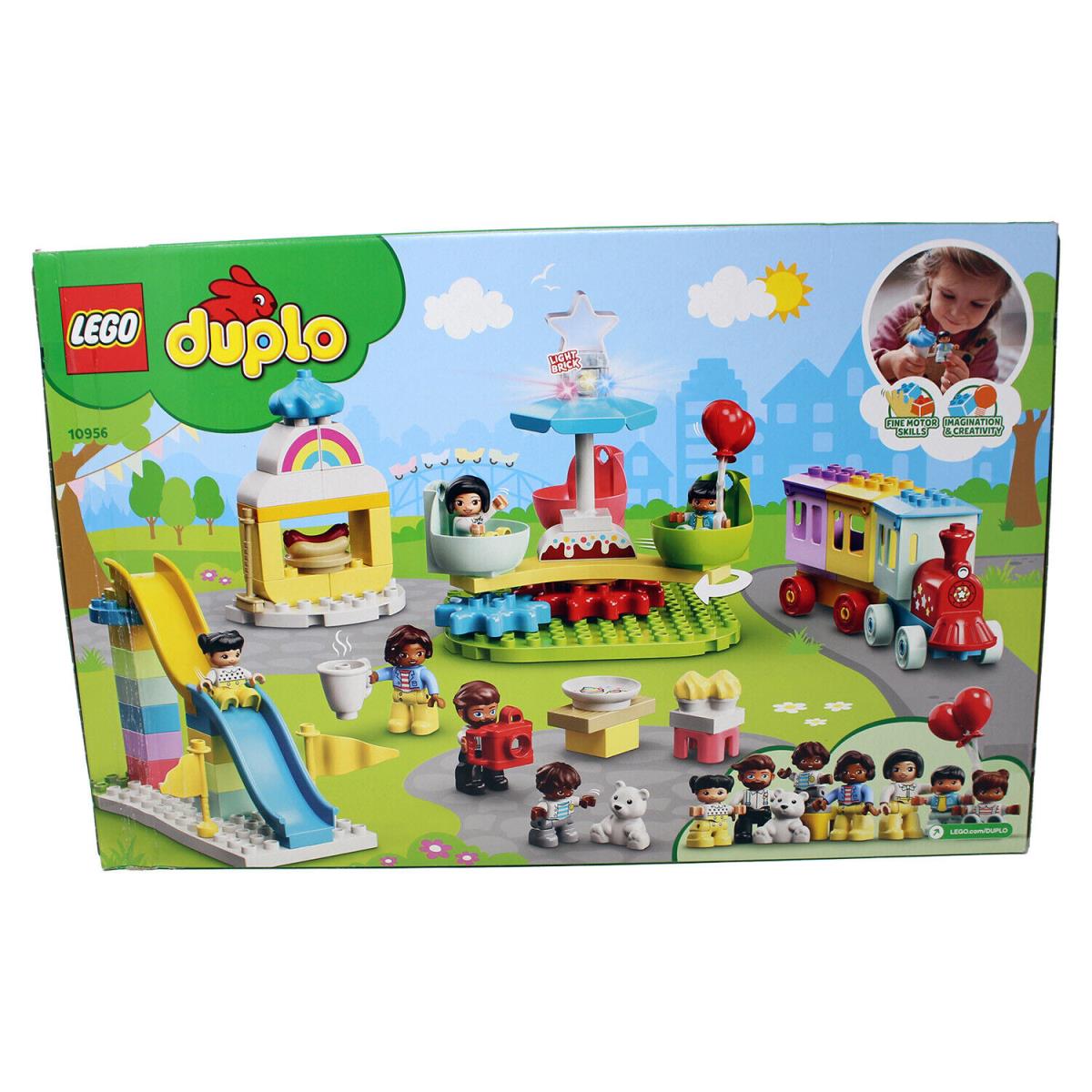 Lego Duplo 10956 Amusement Park Ages 2+ 95 Pieces Set - Multi-Color