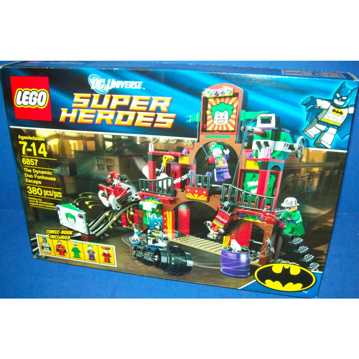 Lego 6857 Super Heroes - The Dynamic Duo Funhouse Escape Batman Retired Tru