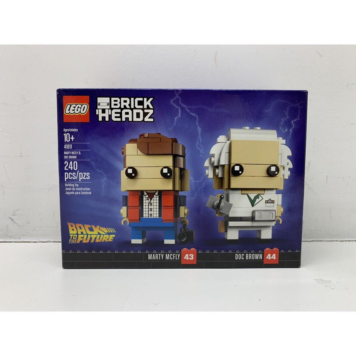 Lego 41611 Marty Mcfly Doc Brown Brickheadz