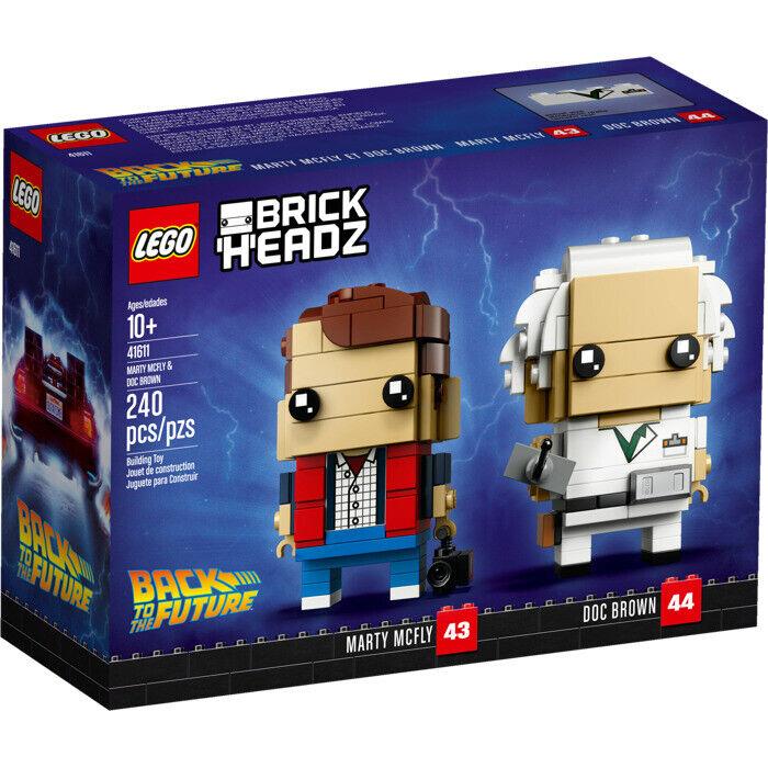 Lego Brickheadz Back to The Future Marty Mcfly Doc Brown 41611