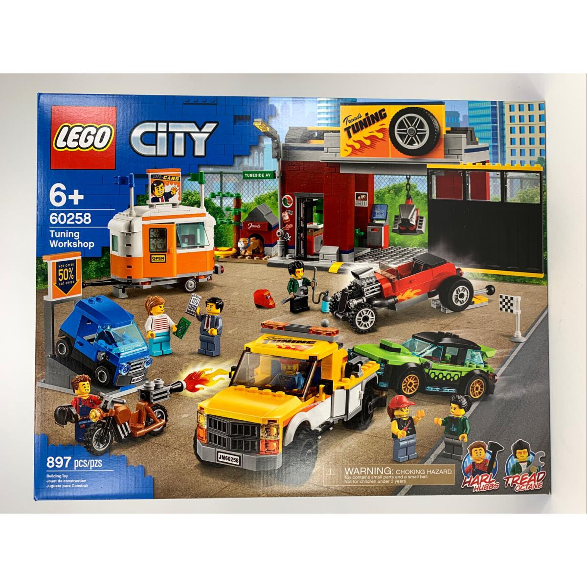 Lego City Tuning Workshop Nitro Wheels Building Toy 60258