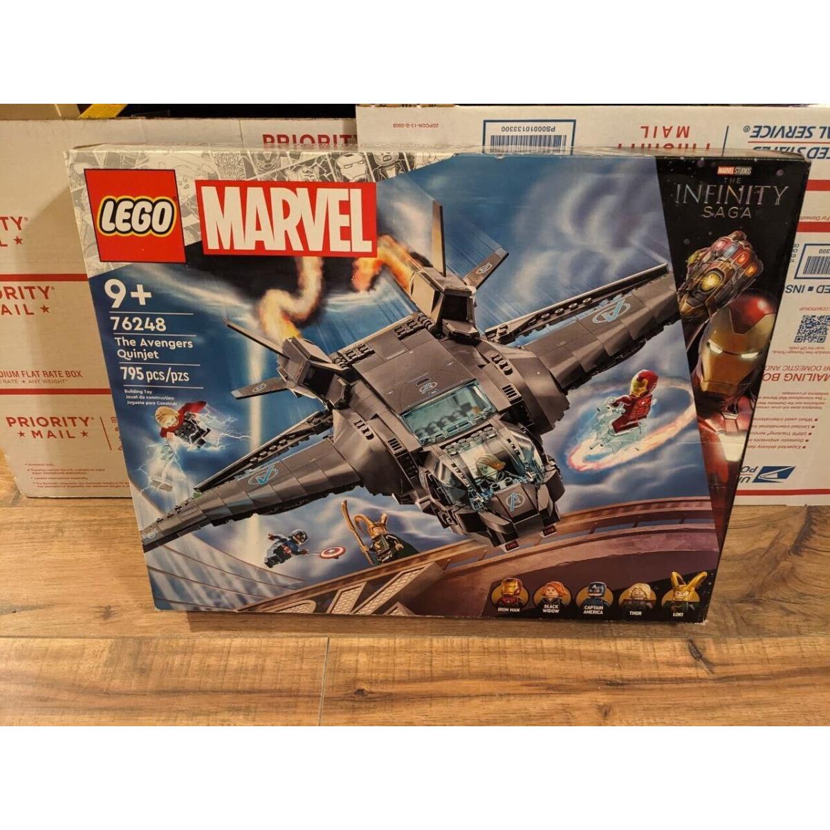 Lego 2022 Super Heroes Marvel: The Avengers Quinjet 76248 Misb Unopen