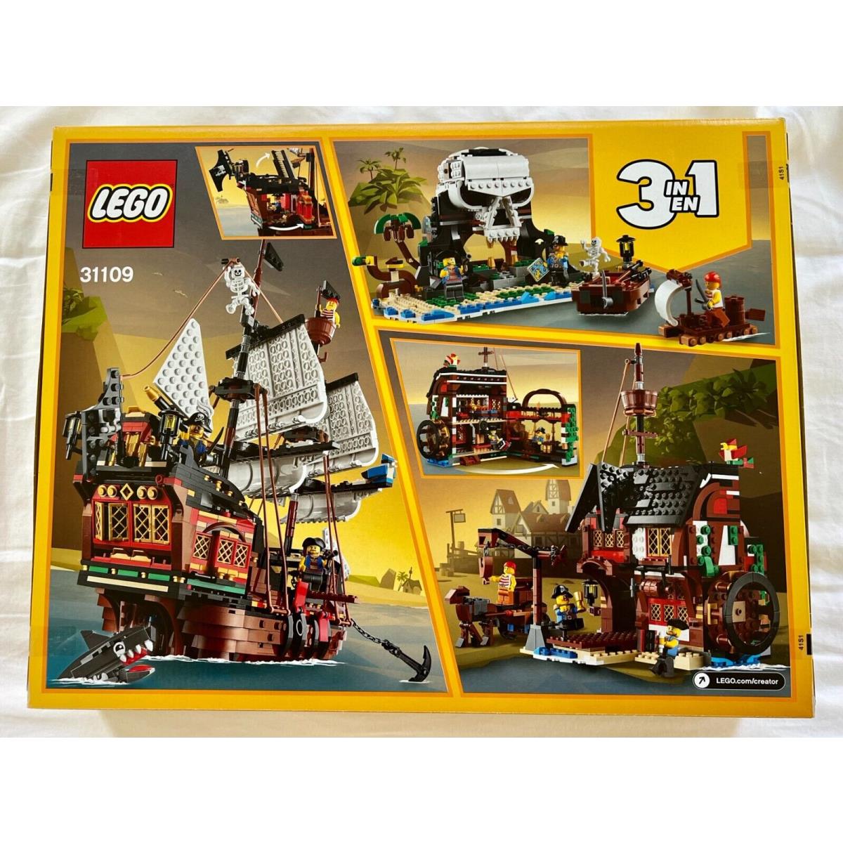 Lego 31109 Pirate Ship Creator 3in1 - in Box