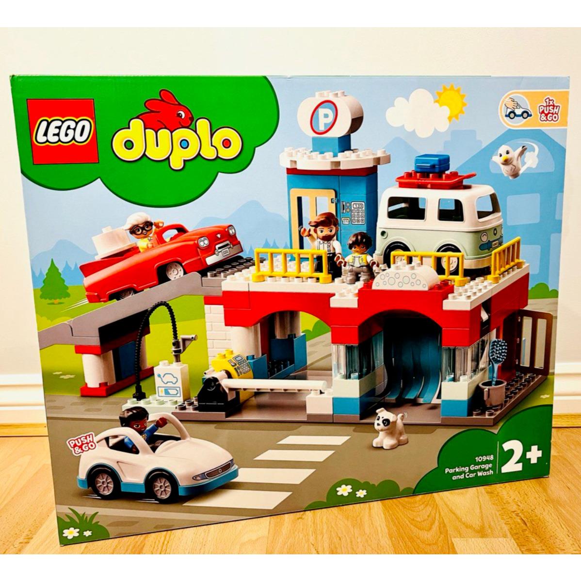 Lego Duplo Parking Garage and Car Wash 10948 Kid`s Building Toy Kit Set