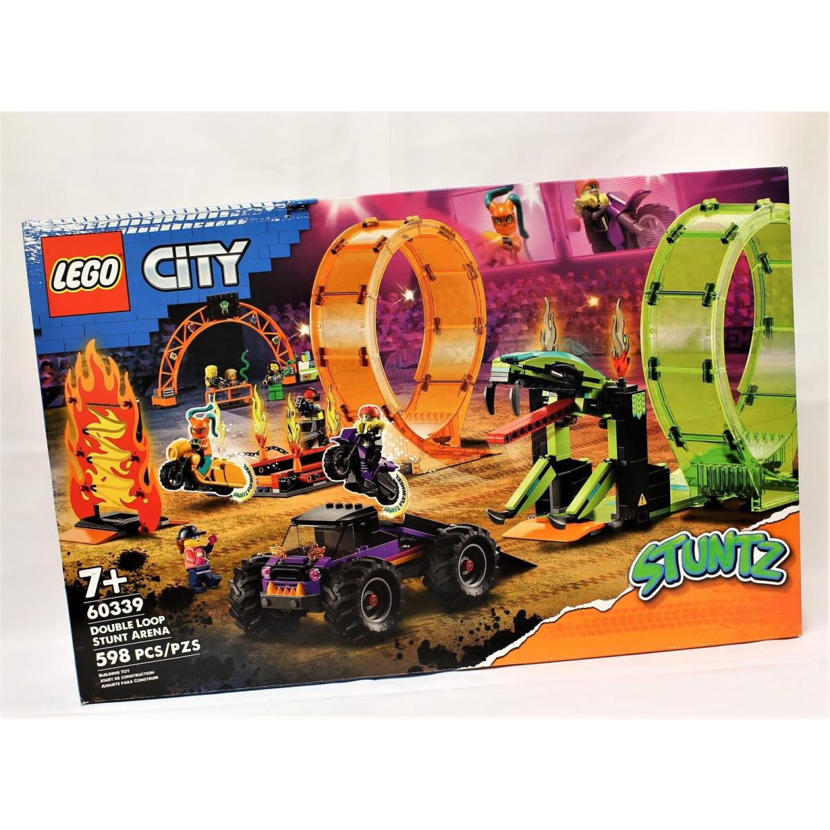 Lego City Stuntz Double Loop Stunt Arena 60339