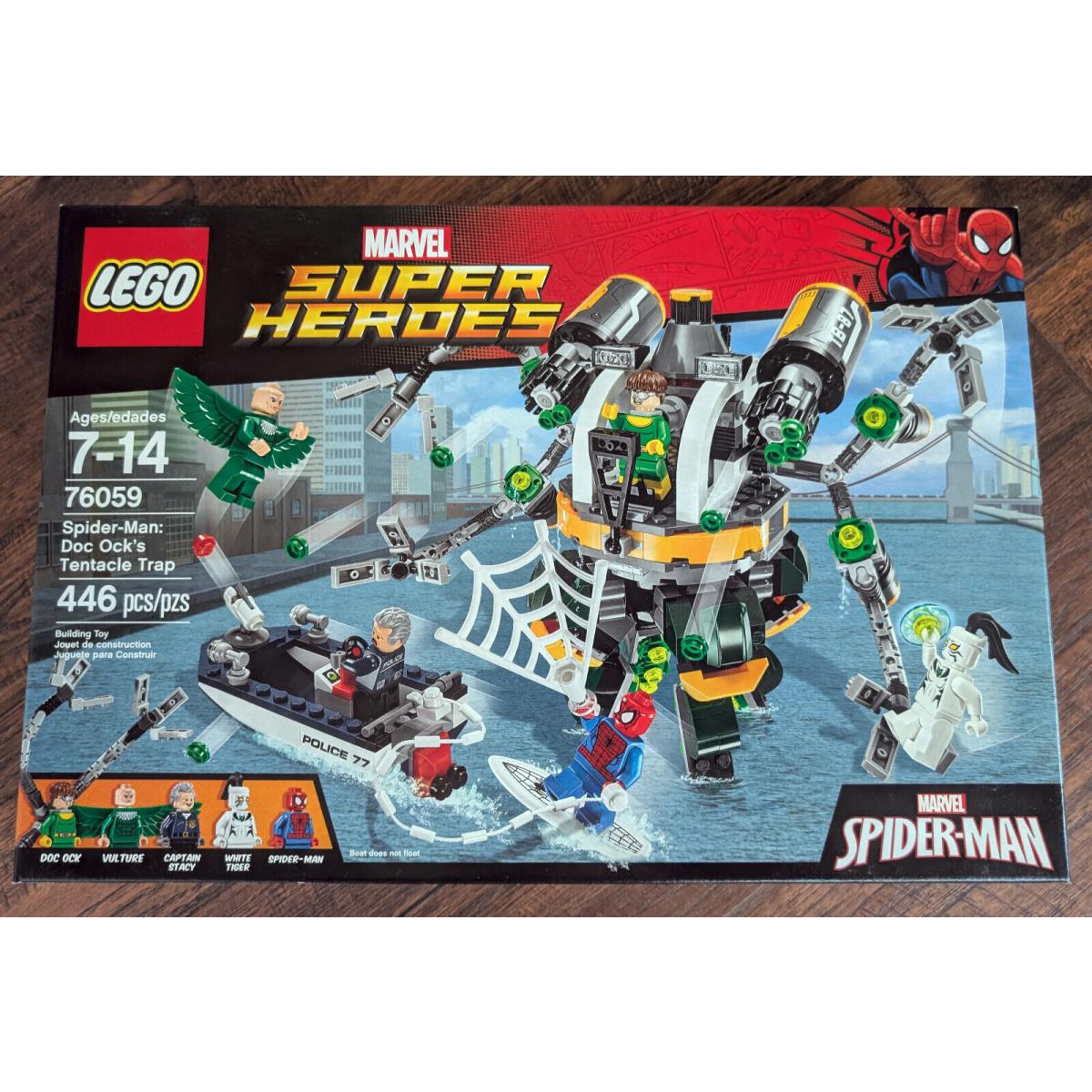 Lego 76059 Marvel Super Heroes Spider-man Doc Ock`s Tentacle Trap / Great