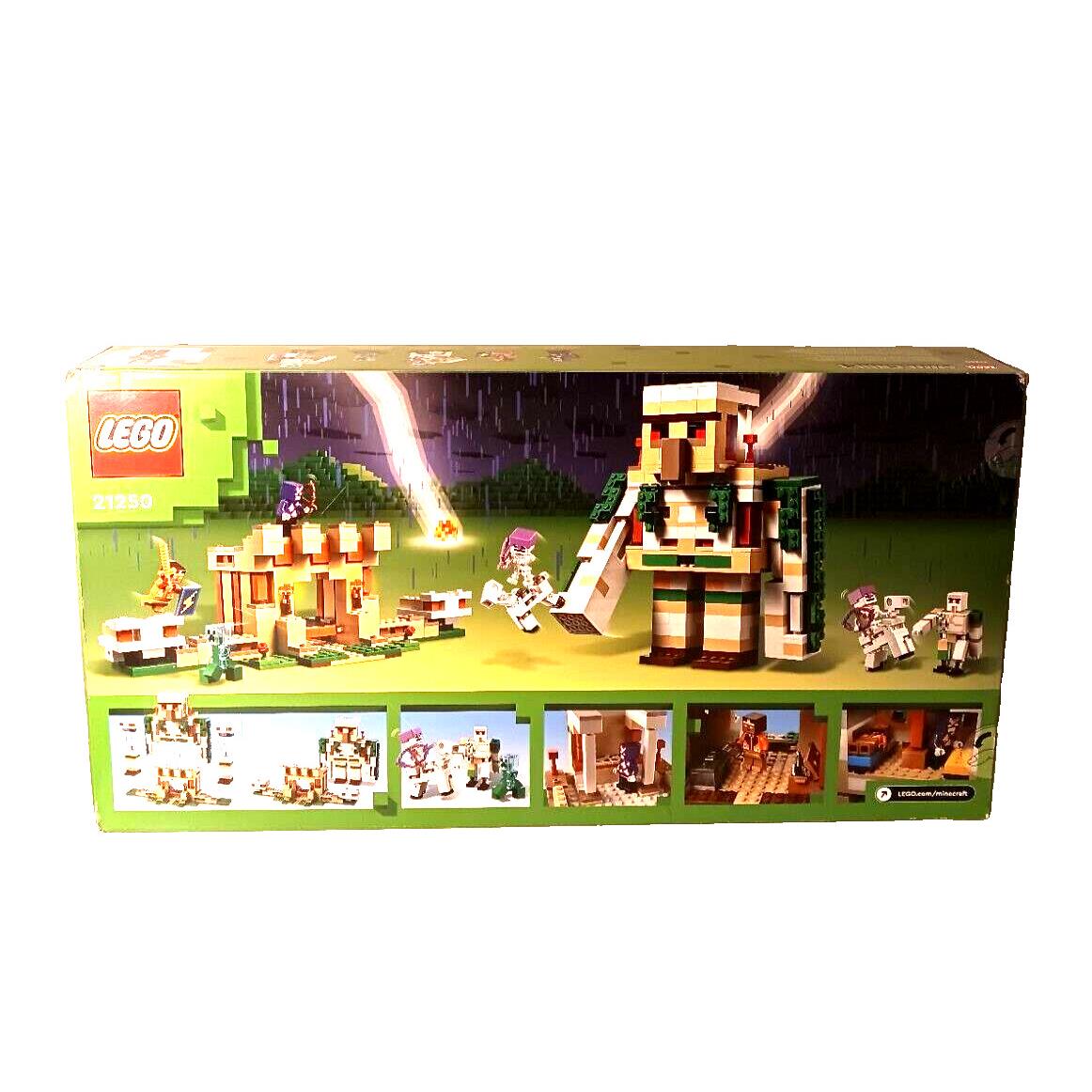 Lego Minecraft: The Iron Golem Fortress 21250 . Nib