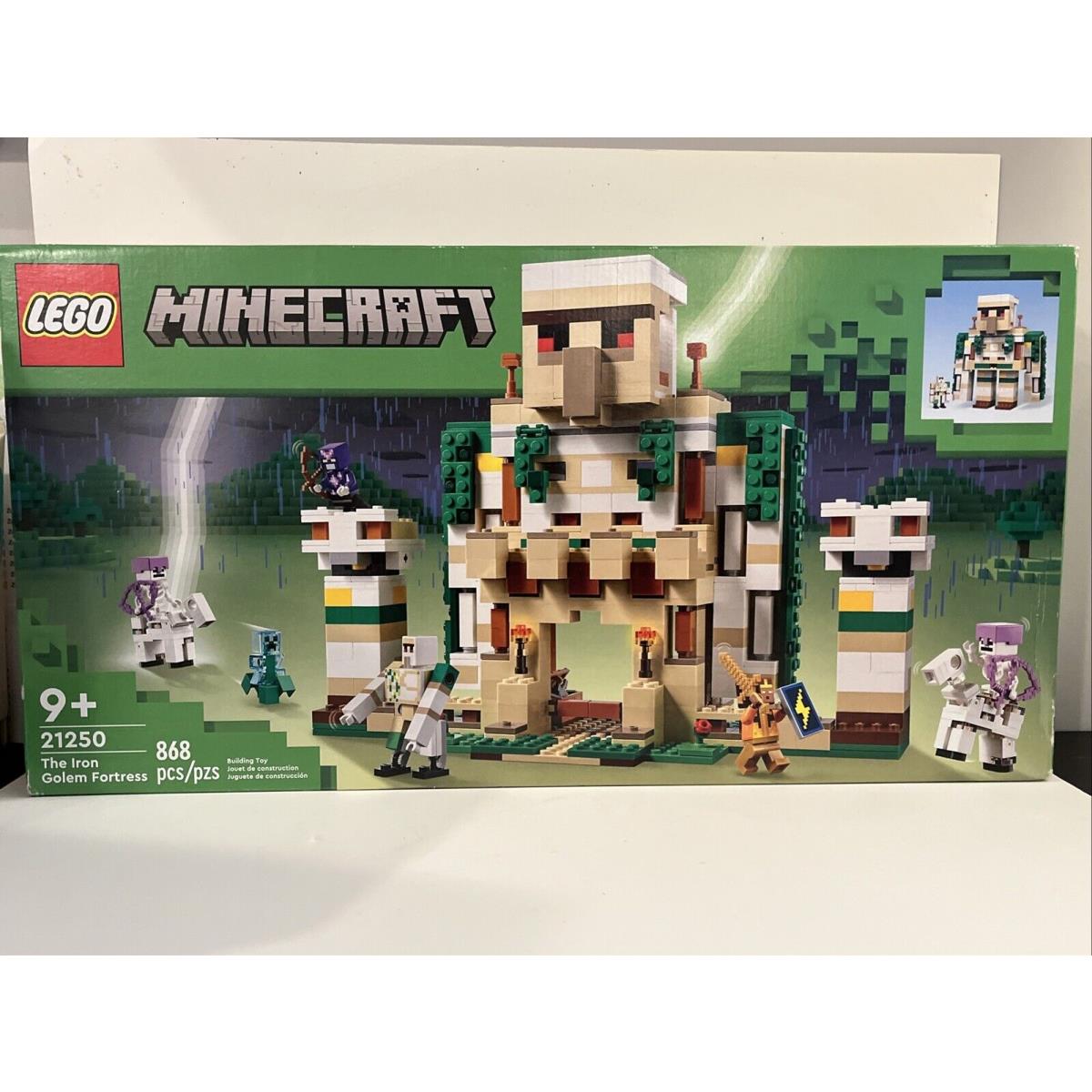 Minecraft The Iron Golem Fortress Lego 21250 Building Toy Set