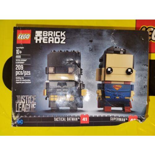 Lego Justice League DC 41610 Brickheadz Tactical Batman Superman