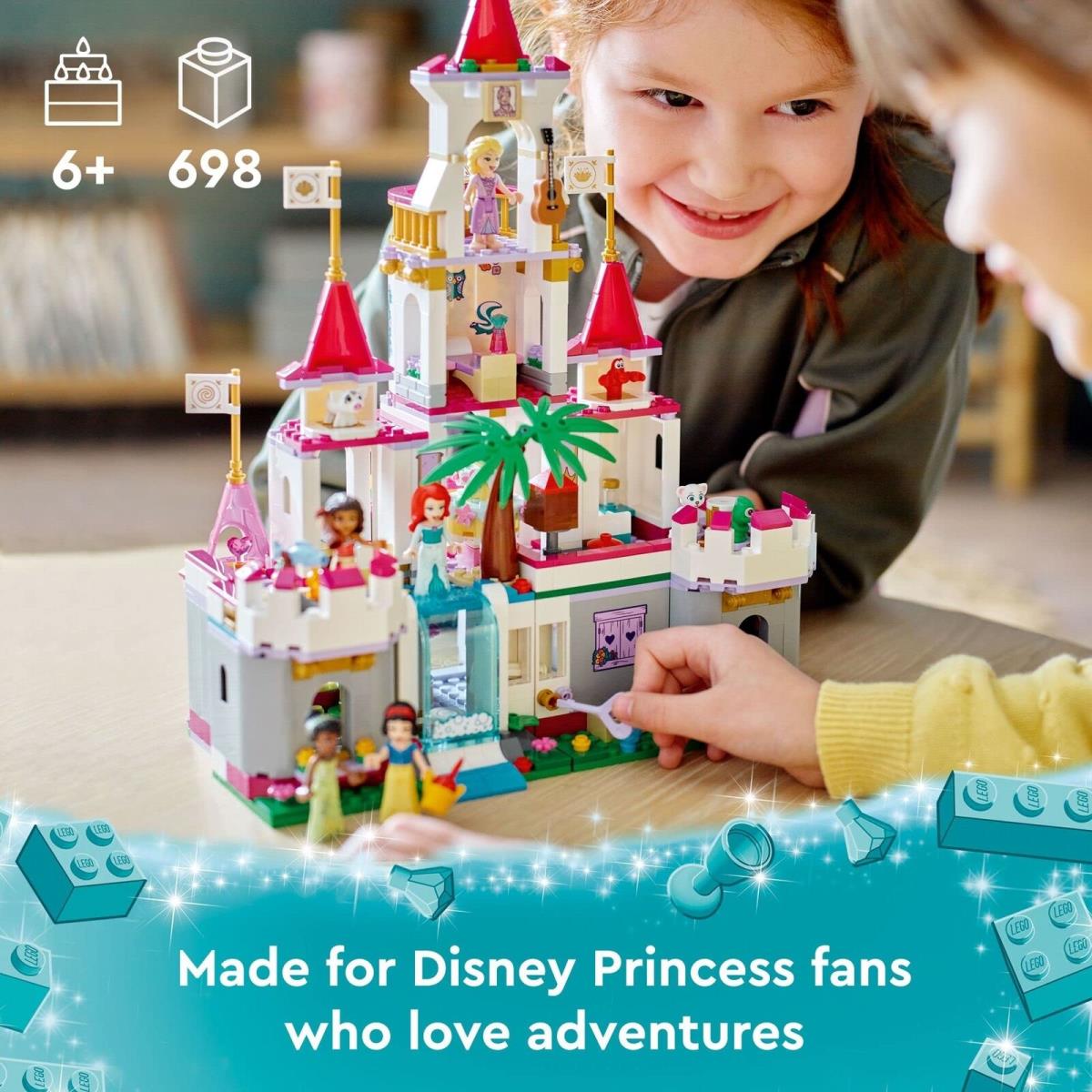 Lego Disney Princess Ultimate Adventure Castle Building Toy 43205 Kids Can